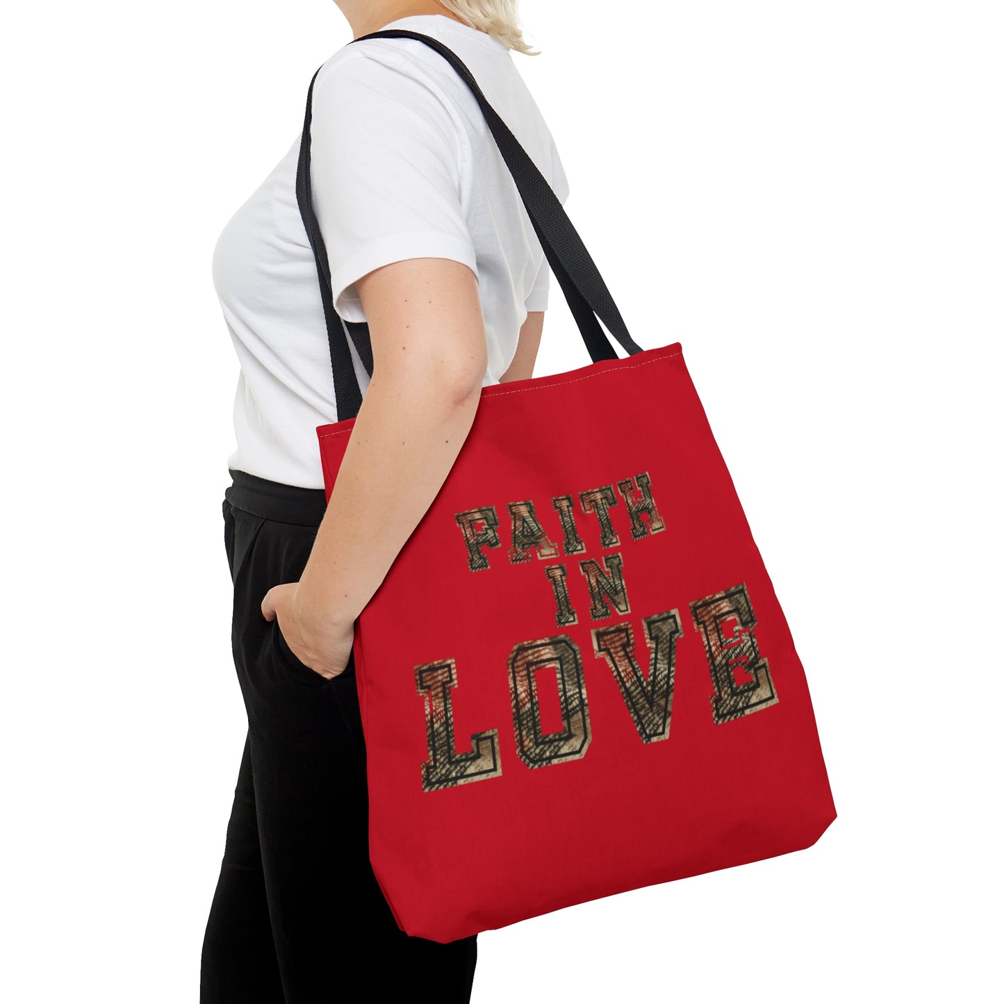 Faith in Love Tote Bag