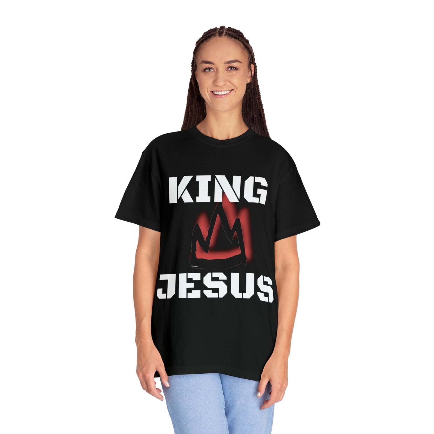 King Jesus Unisex Garment-Dyed T-shirt