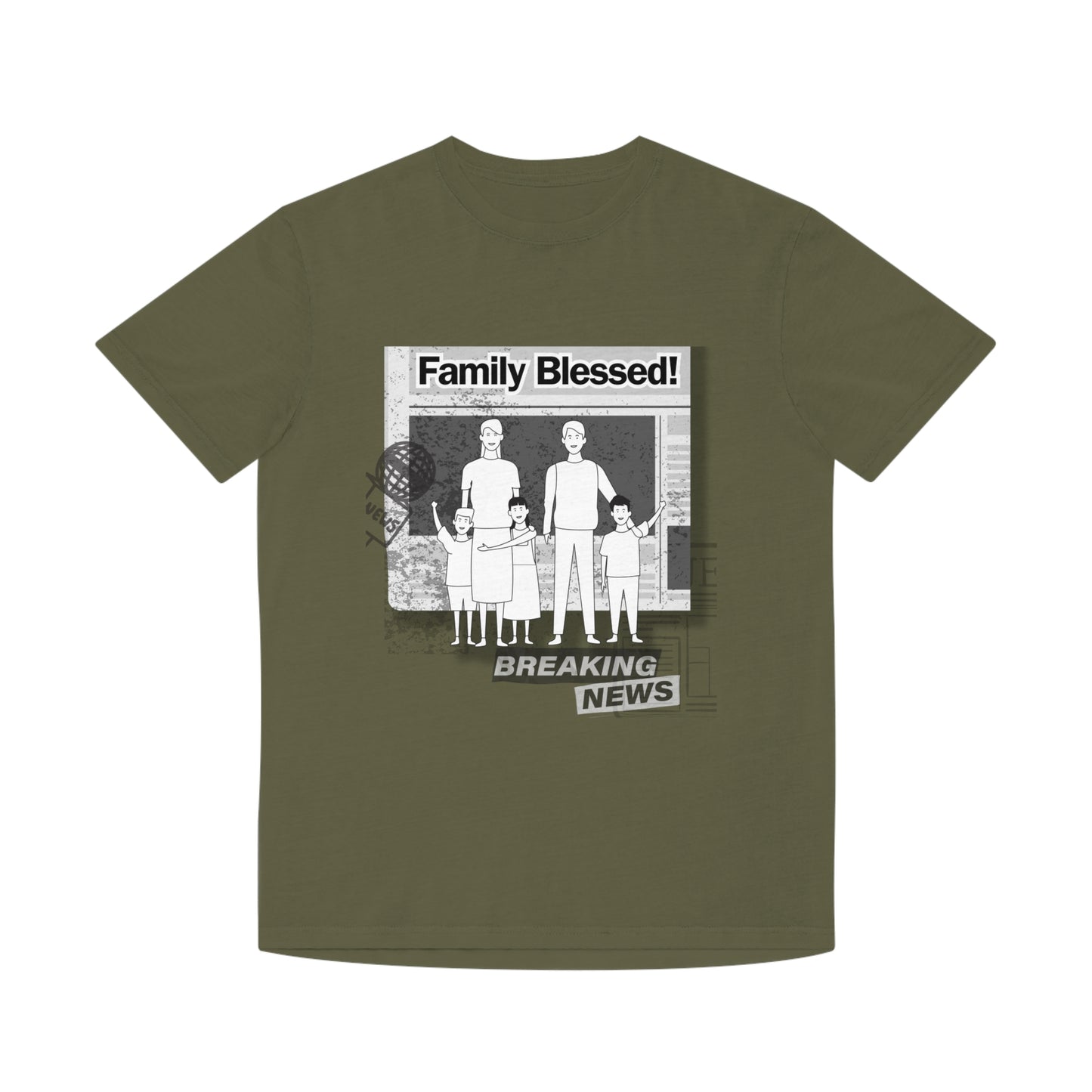 Breaking News: Exclusive Family Blessed Unisex T-Shirt Unveiled!