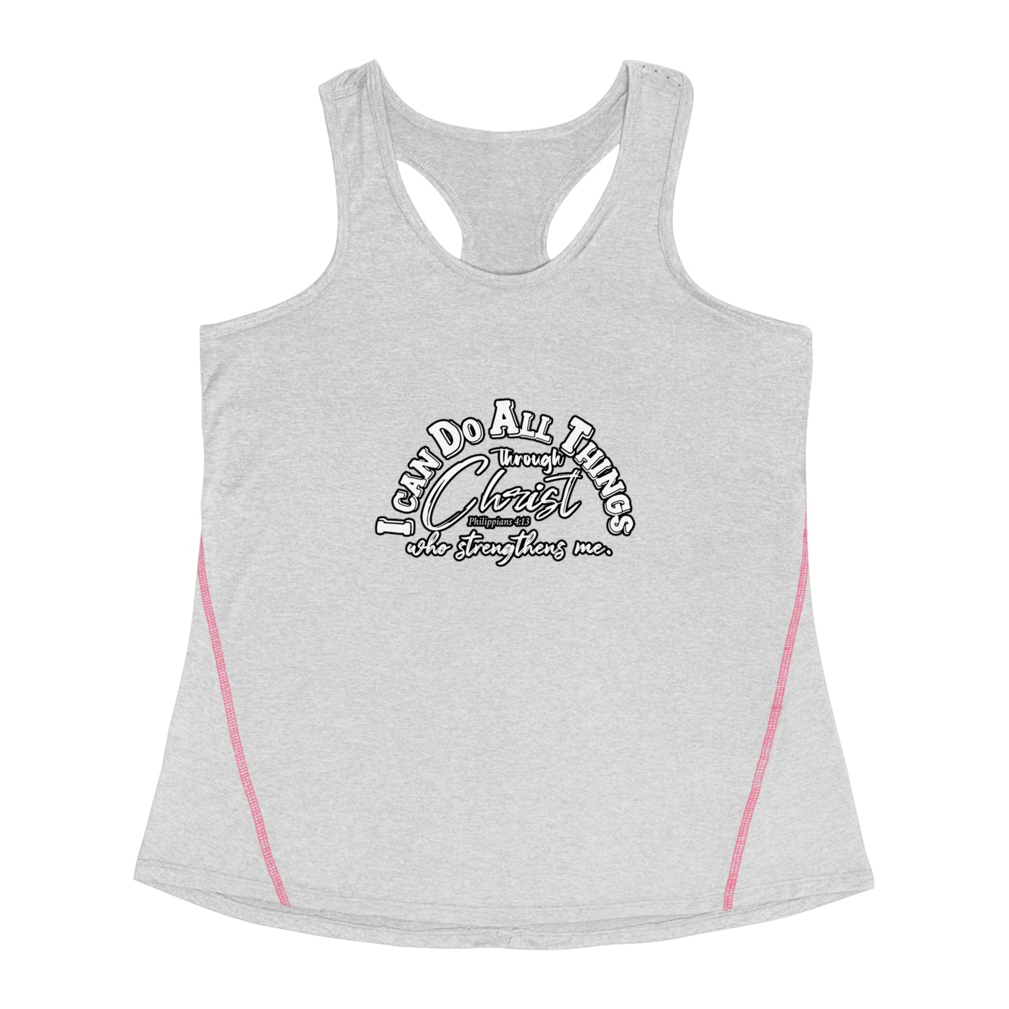 All Things Through Christ Women's Racerback Sports Top