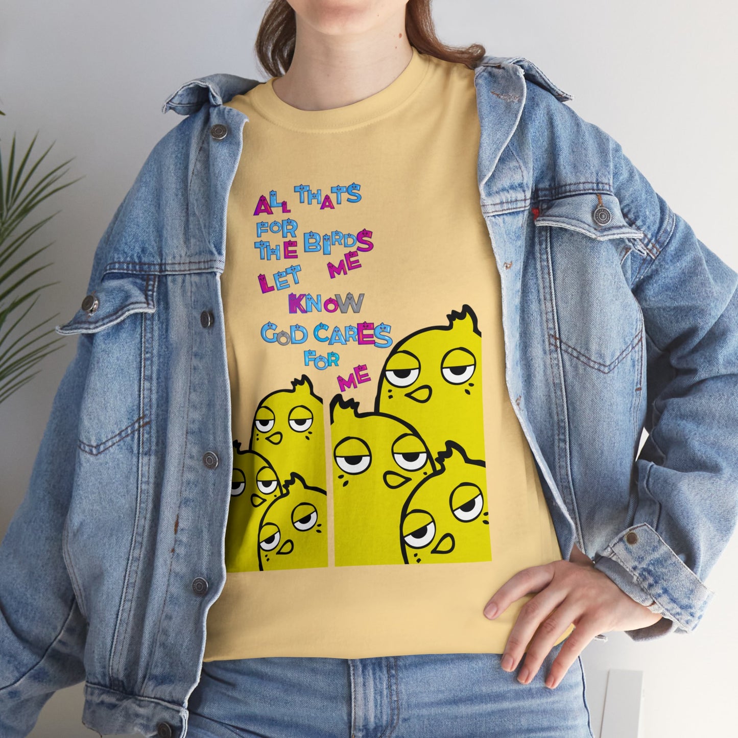 For The Birds Unisex Heavy Cotton Tee