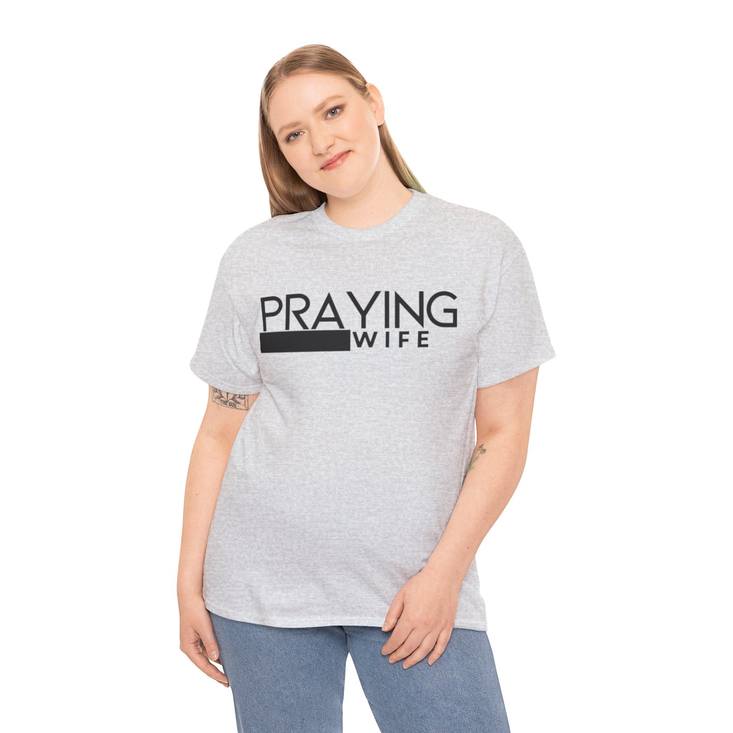 Praying Wife Unisex Heavy Cotton Tee