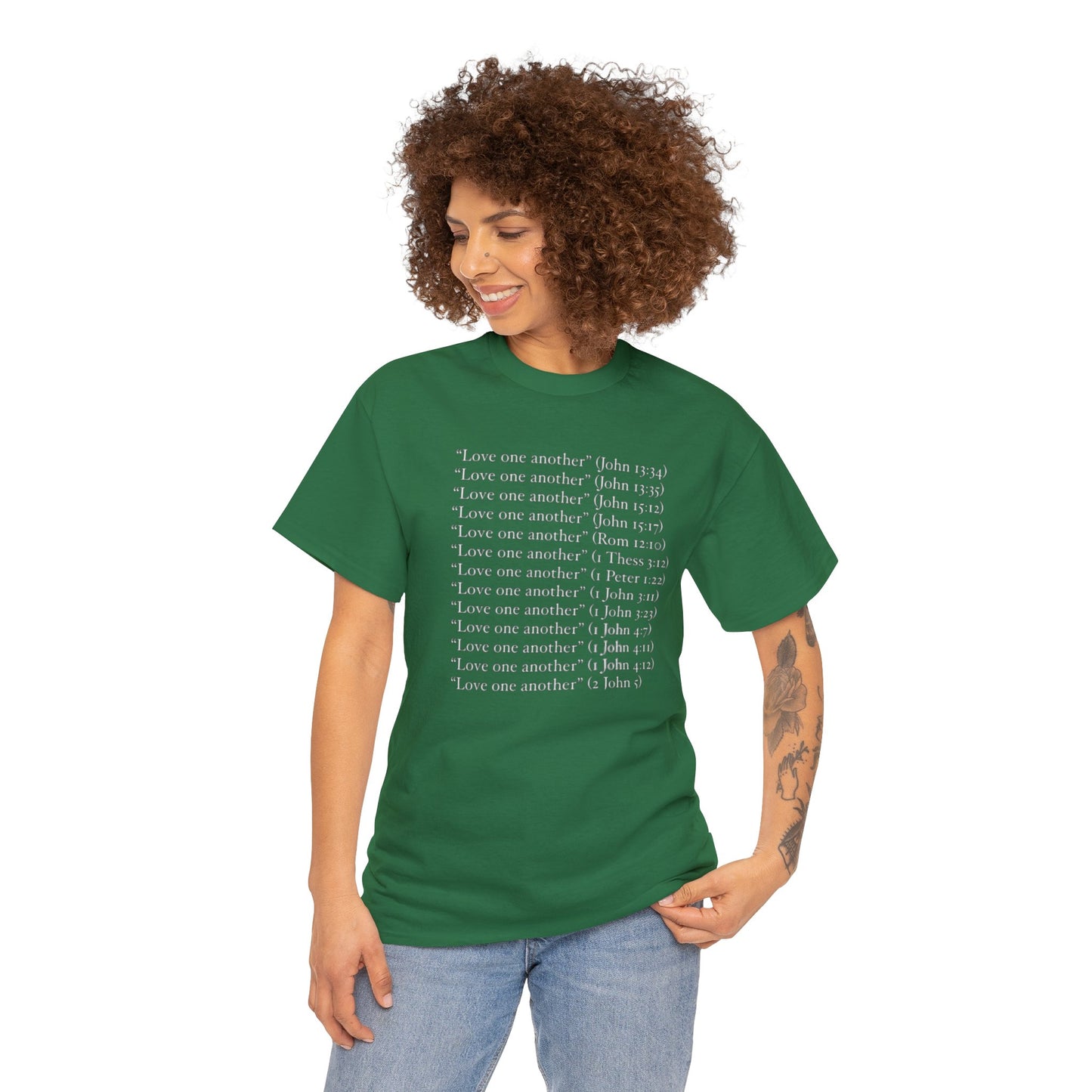 Love One Another Unisex Heavy Cotton Tee