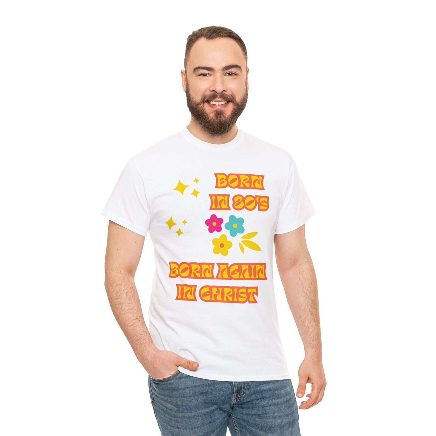 Born Again Unisex Heavy Cotton Tee