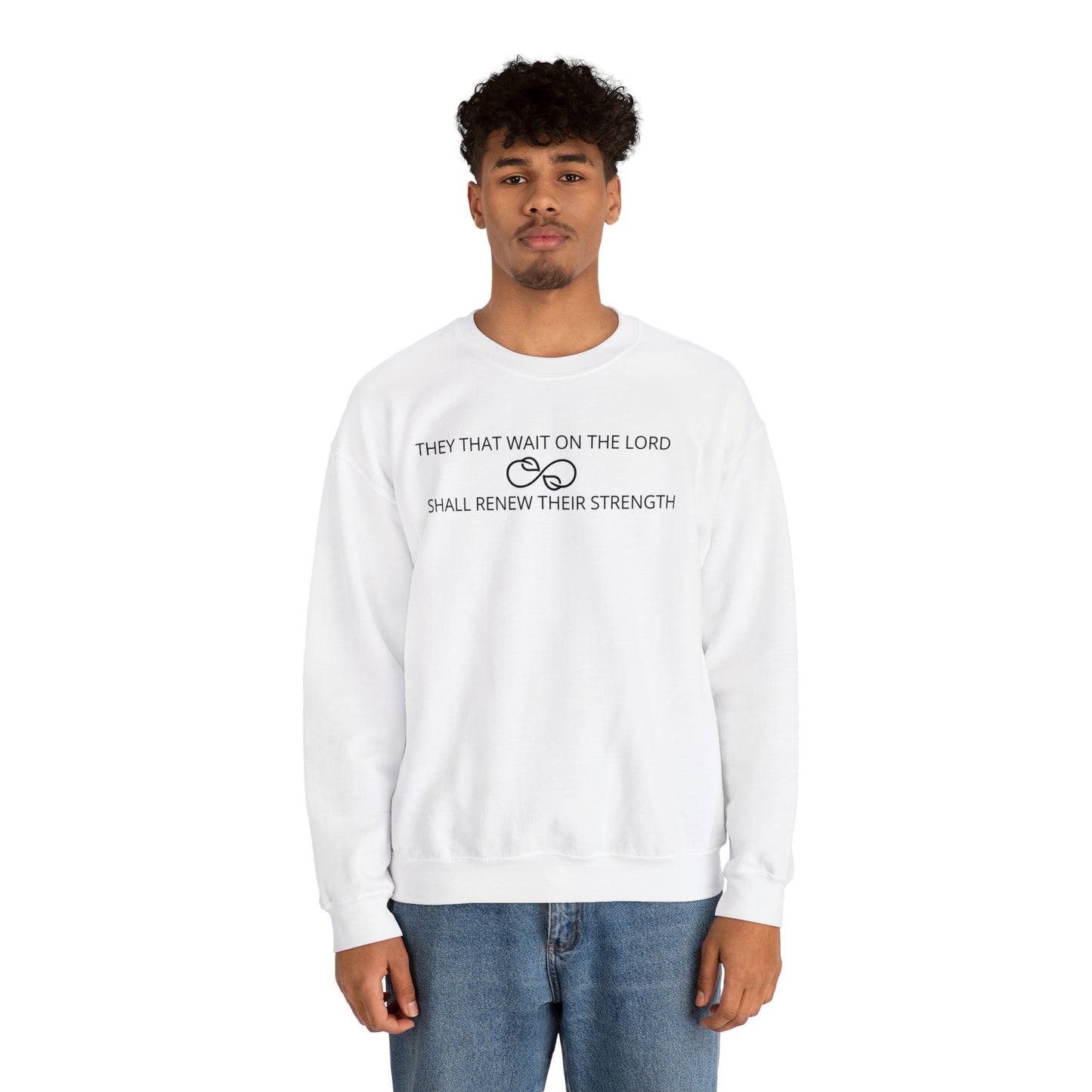 Wait on the Lord Unisex Heavy Blend™ Crewneck Sweatshirt