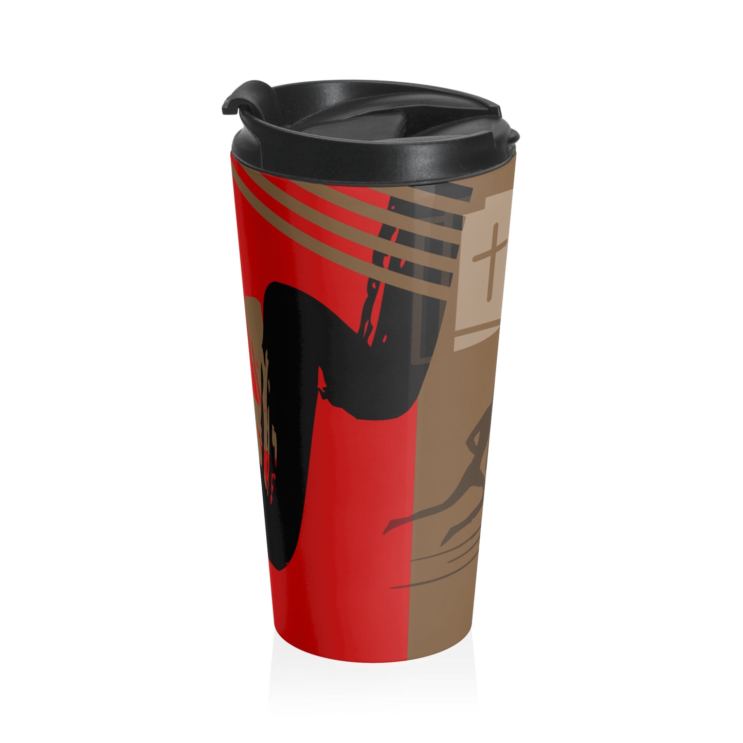 Faith Run Stainless Steel Travel Mug