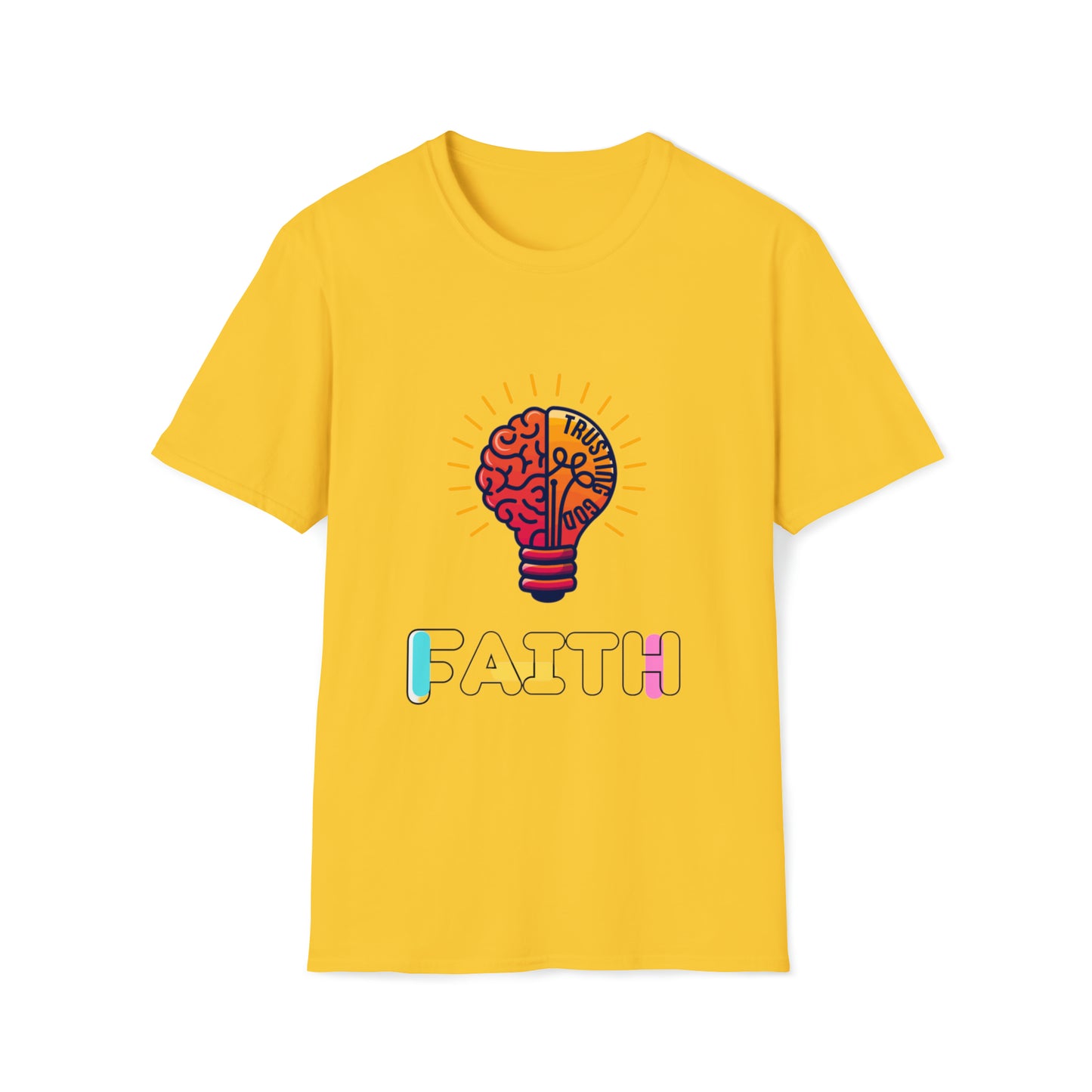 Faith Trusting God Unisex Softstyle T-Shirt