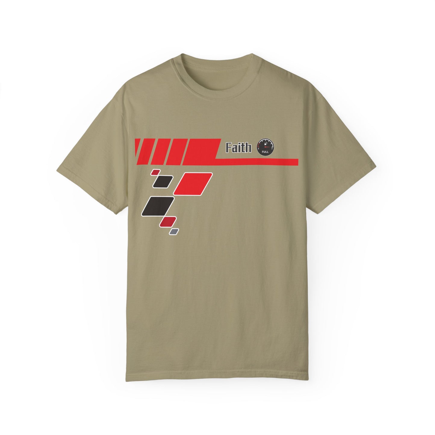 Faith Fuel Race T-Shirt | Comfort Colors 1717 - Christian Design