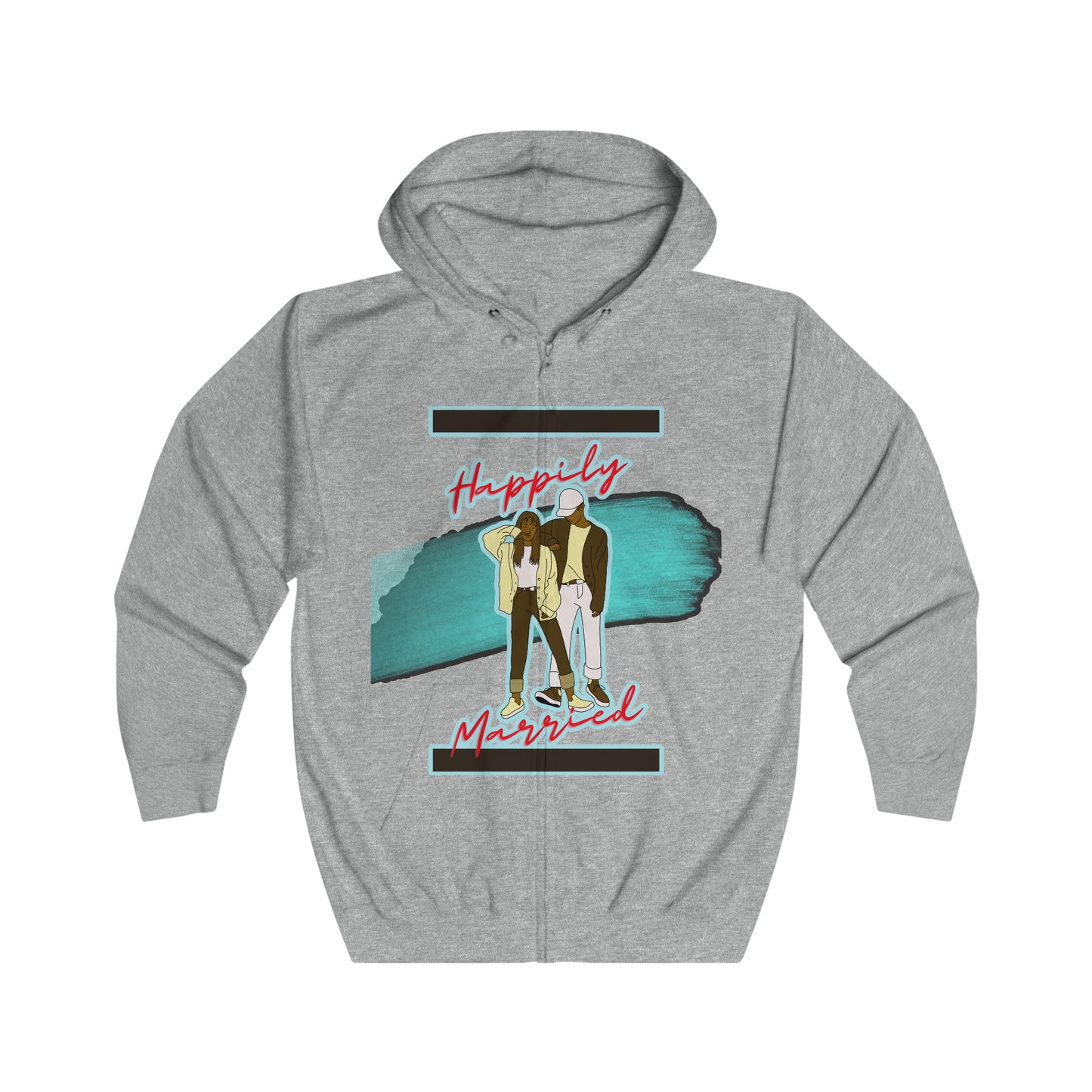 Cherish Your Milestone: Celebrate Your Love with Forever Together Newlywed Bliss and Eternal Love Romantic Anniversary Unisex Full Zip Hoodies