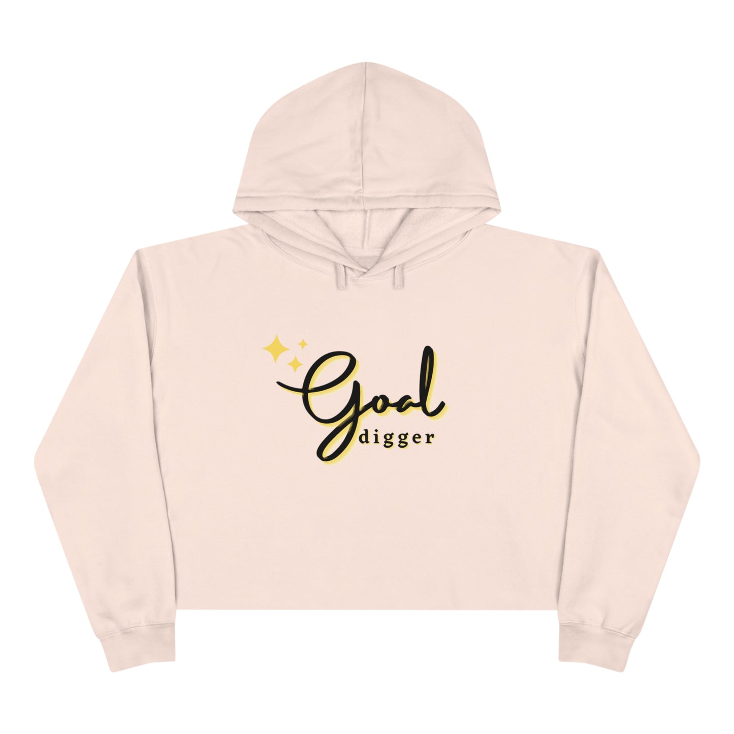 Goal Digger Crop Hoodie