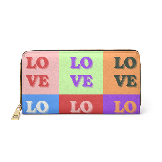 LOVE Zipper Wallet