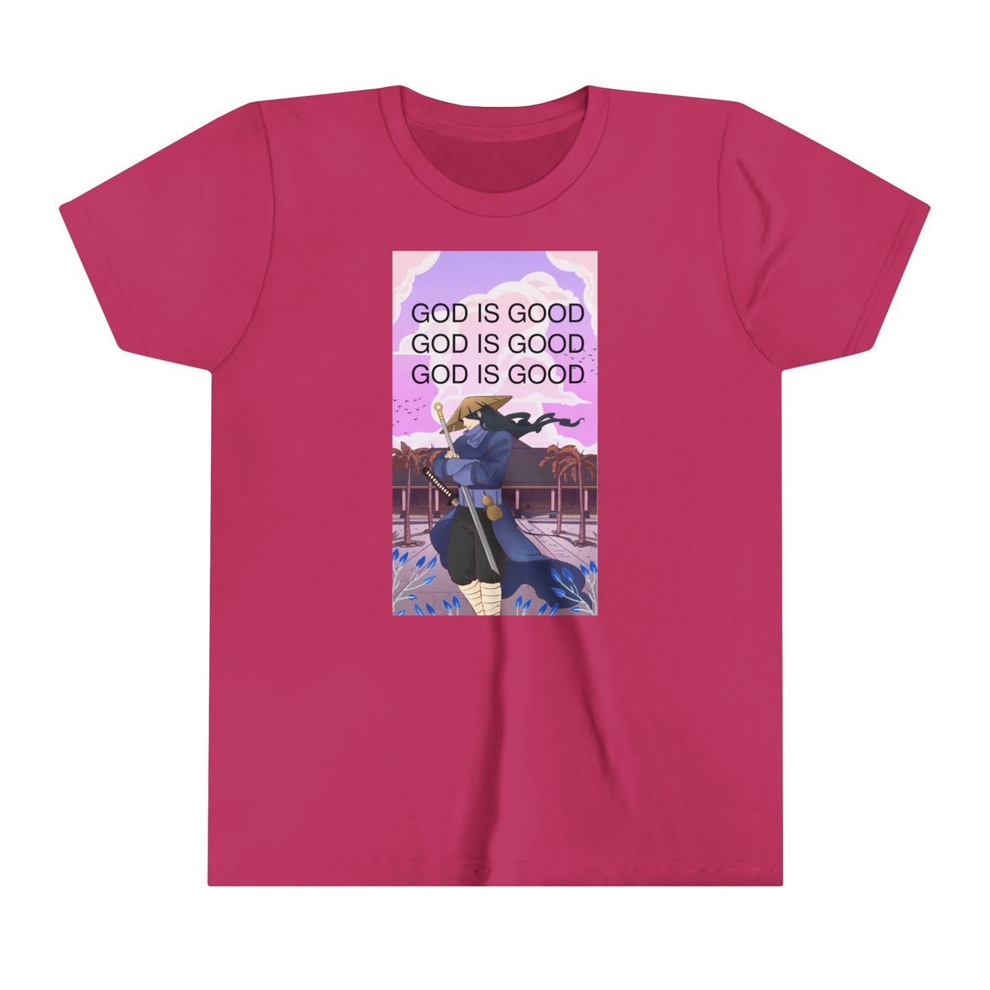 Anime God Is Good Youth Short Sleeve Tee