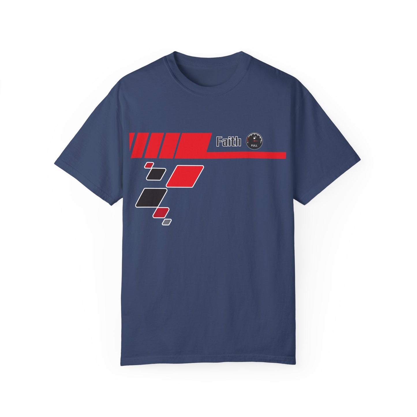 Faith Fuel Race T-Shirt | Comfort Colors 1717 - Christian Design