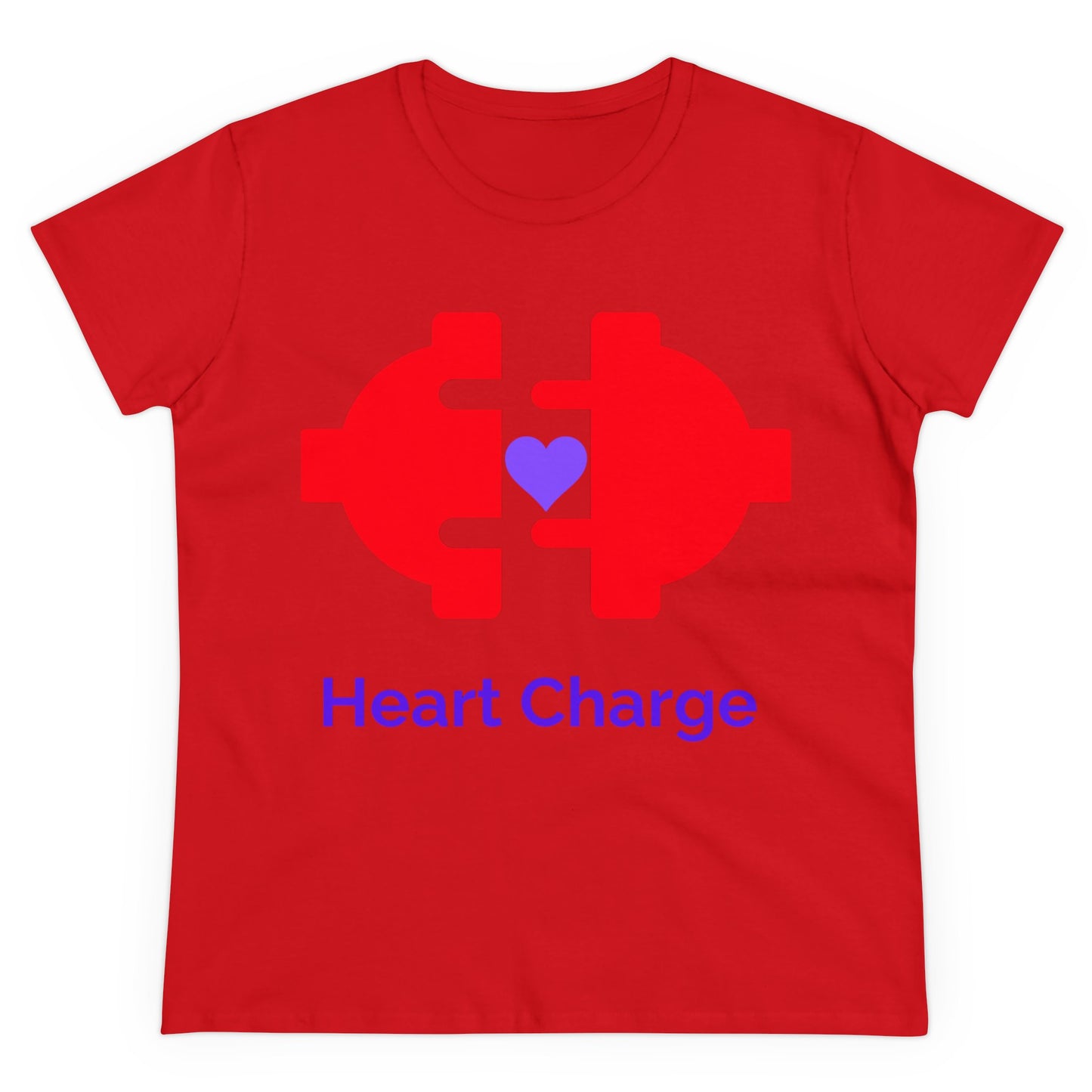 Heart Charge Women's Midweight Cotton Tee