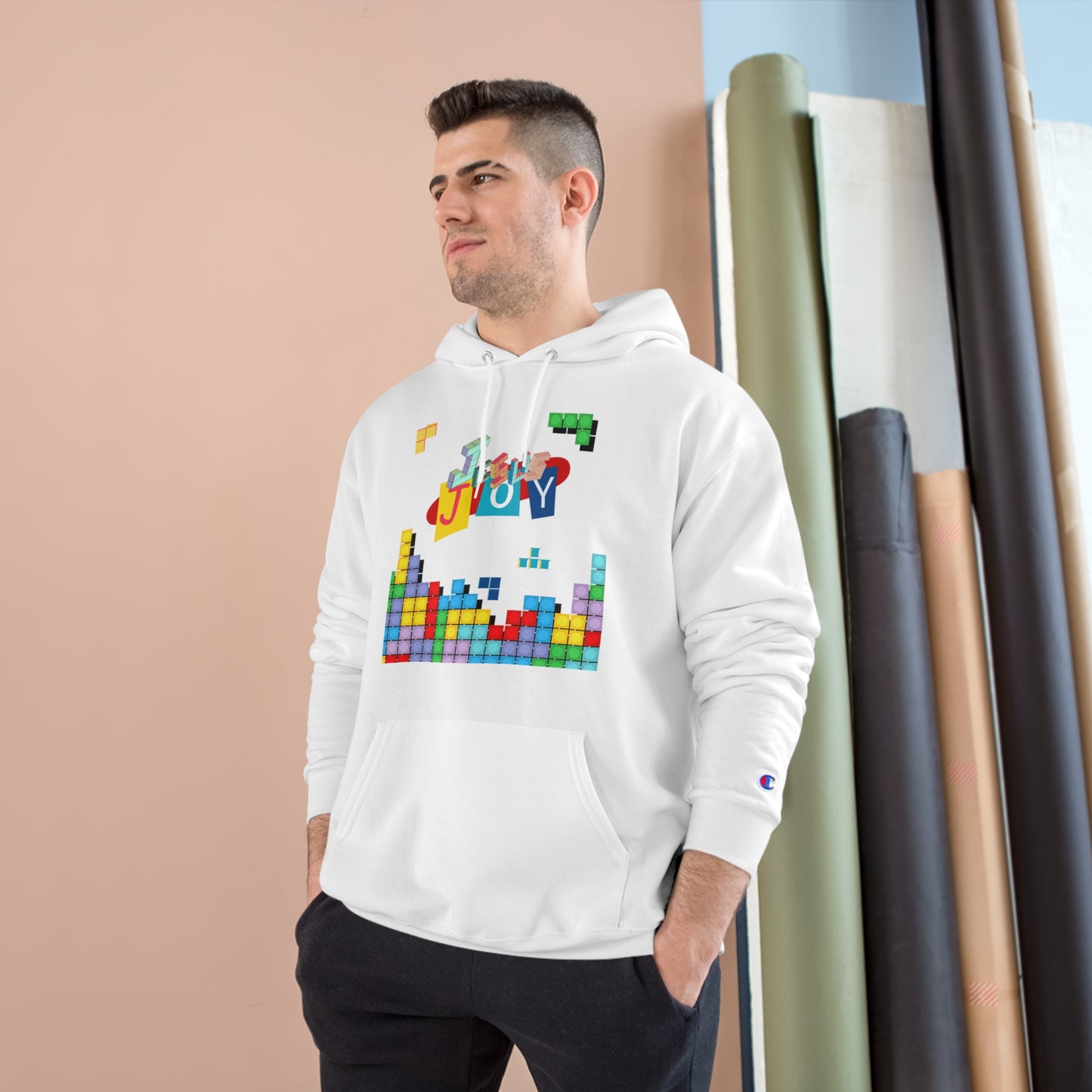 Blocks of Joy Champion Hoodie