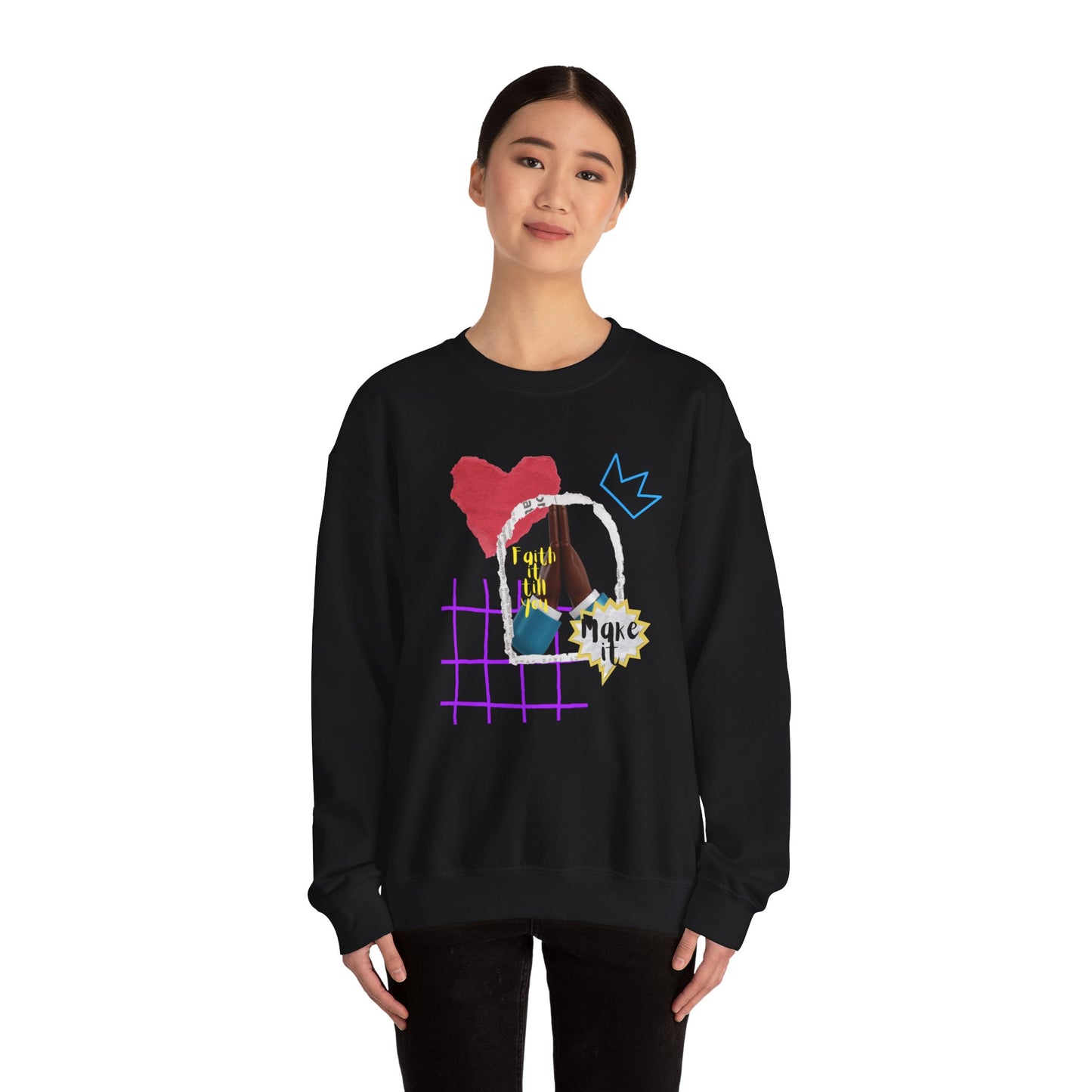 Faith It Unisex Heavy Blend™ Crewneck Sweatshirt