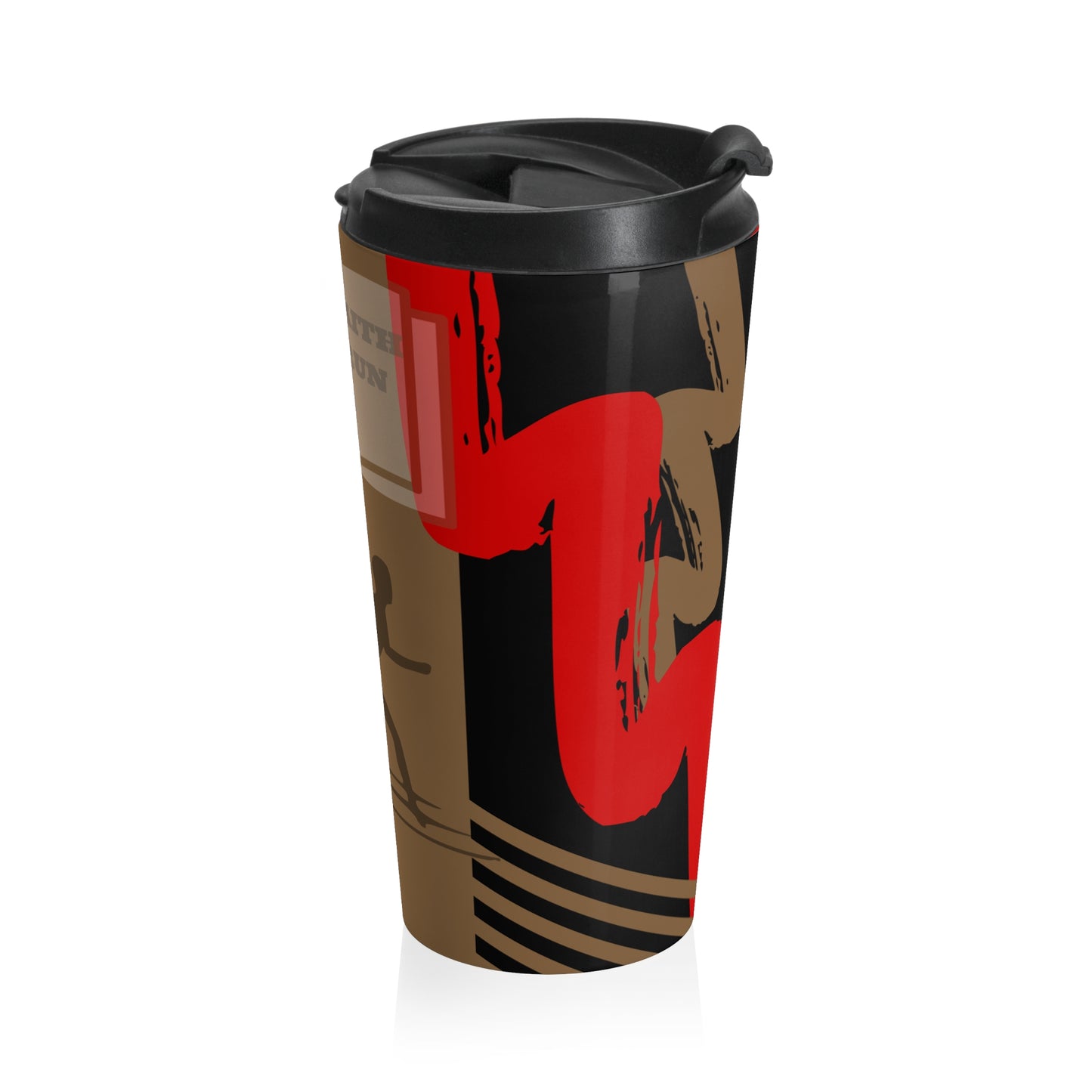 Faith Run Stainless Steel Travel Mug