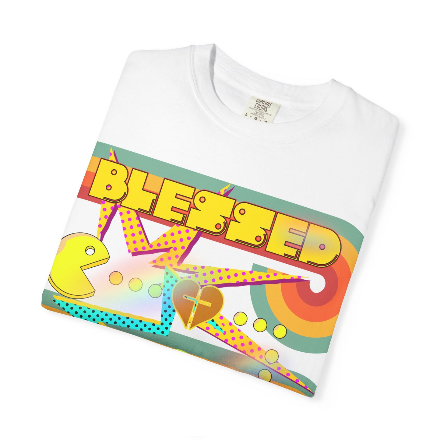 Retro Graphic T-Shirt, Blessed T-Shirt, Fun Casual Wear, Gift for Gamers, Vintage Style Tee