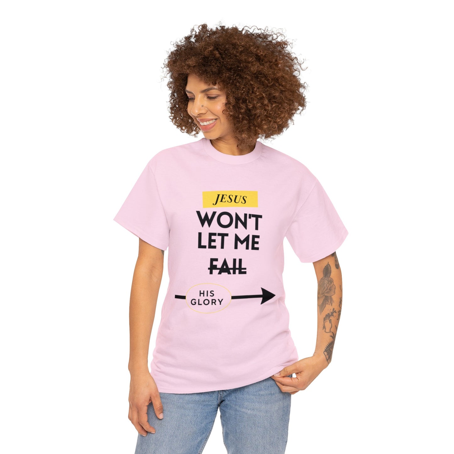 Jesus Won't Let Me Fail  Short-Sleeve T-Shirt