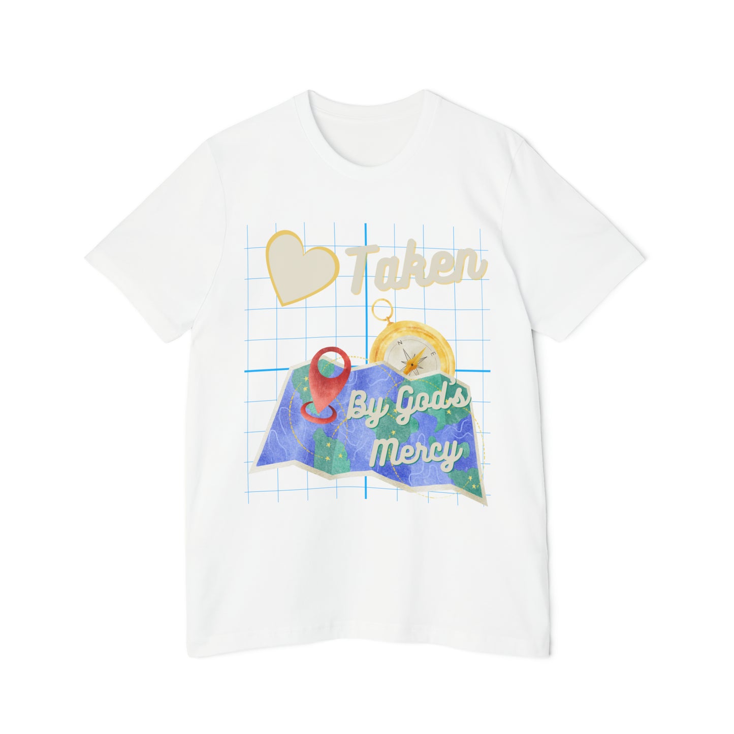 Taken By God's Mercy USA-Made Unisex Short-Sleeve Jersey T-Shirt