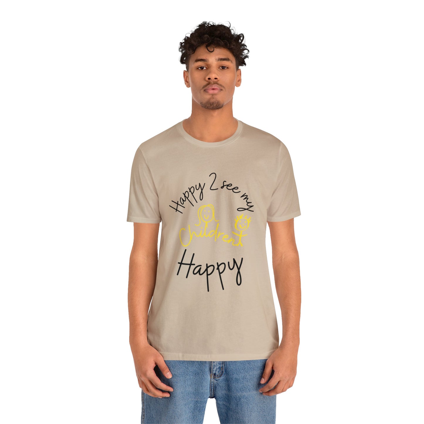 Happy Unisex Jersey Short Sleeve Tee