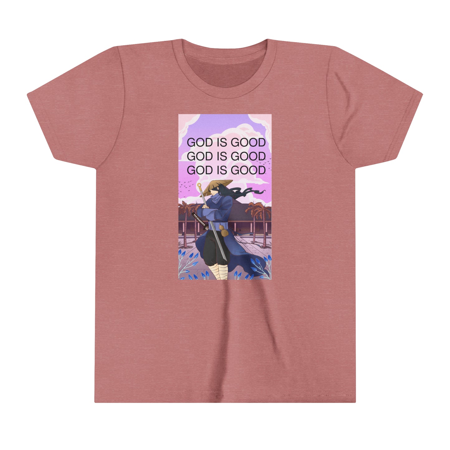 Anime God Is Good Youth Short Sleeve Tee