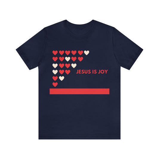 Jesus is Joy Unisex Jersey Short Sleeve Tee