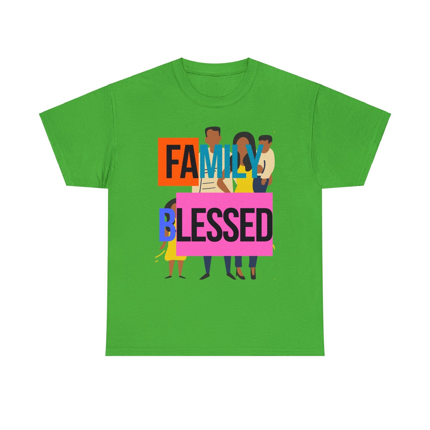 Family Blessed Unisex Heavy Cotton Tee