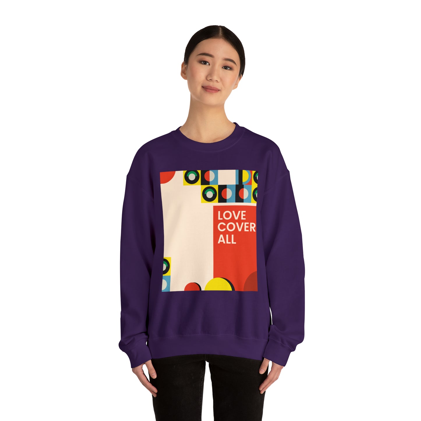 Love Covers All Unisex Heavy Blend™ Crewneck Sweatshirt