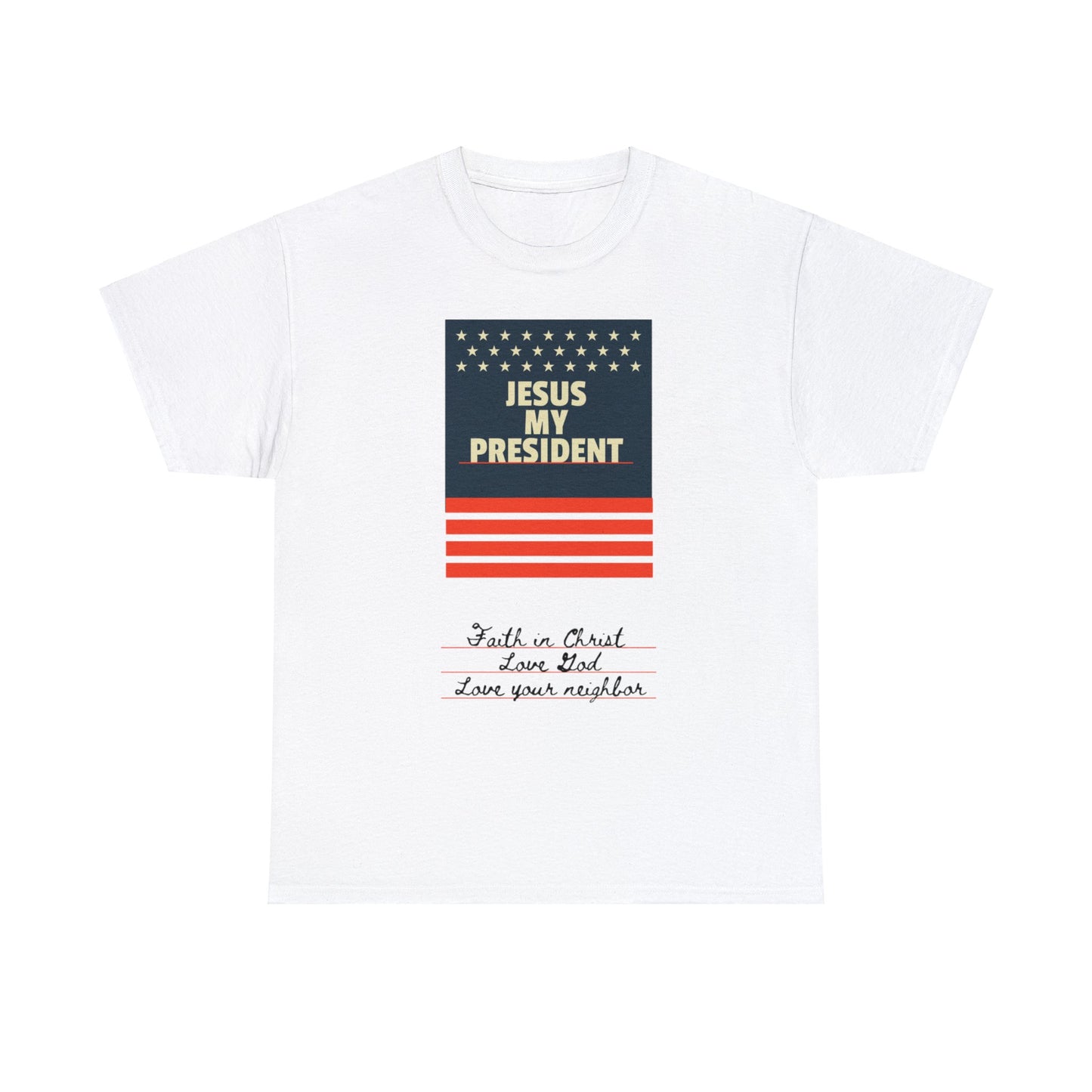 Jesus My President Tee: Affordable Faithwear for All