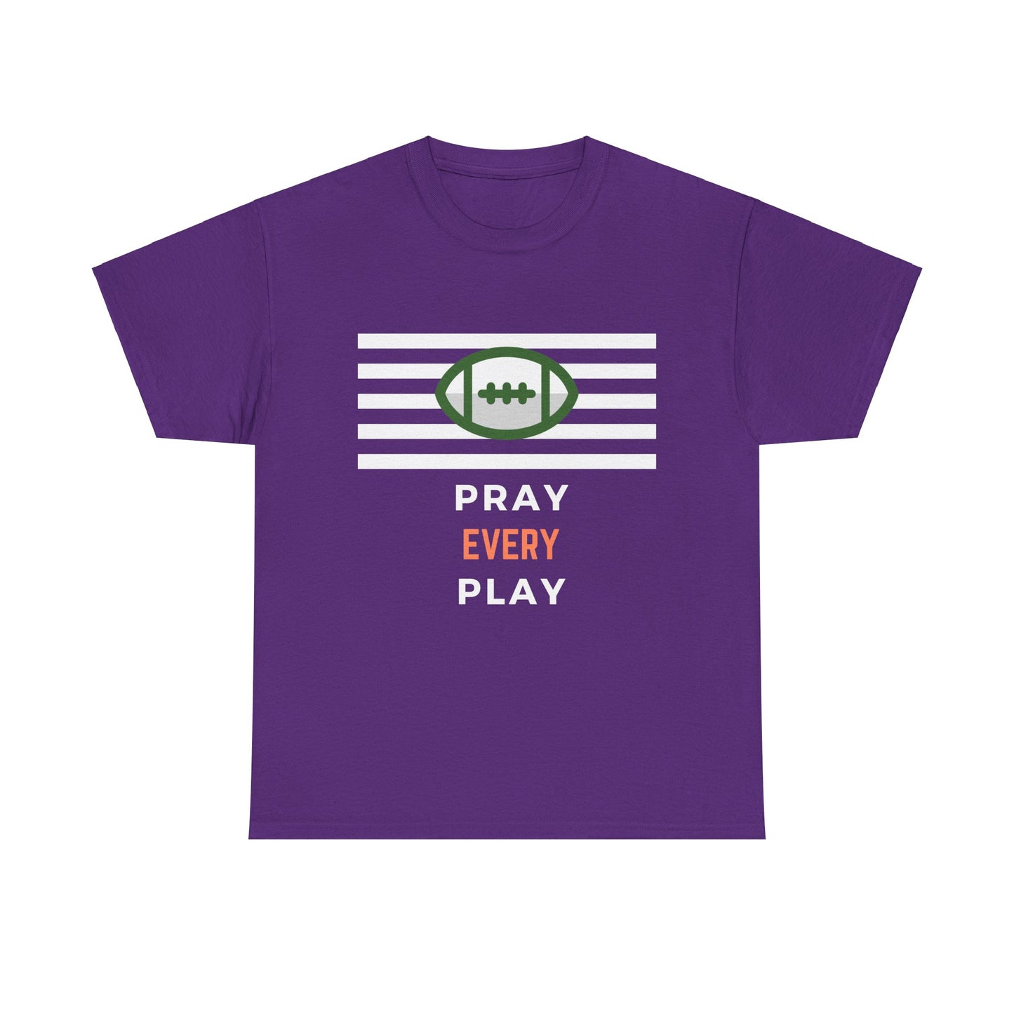 Pray Every Play Unisex Heavy Cotton Tee