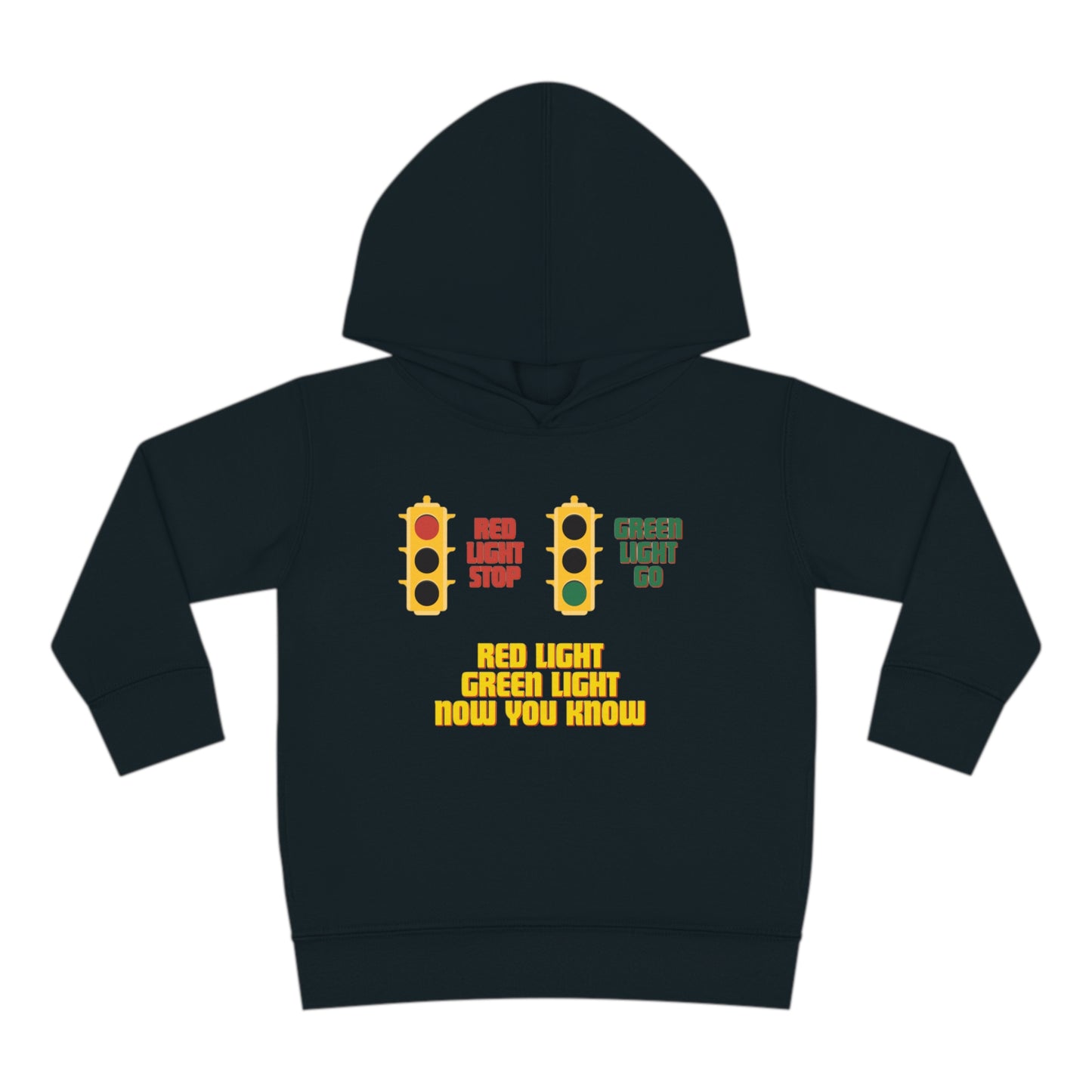 Red Light Green Light Toddler Pullover Fleece Hoodie