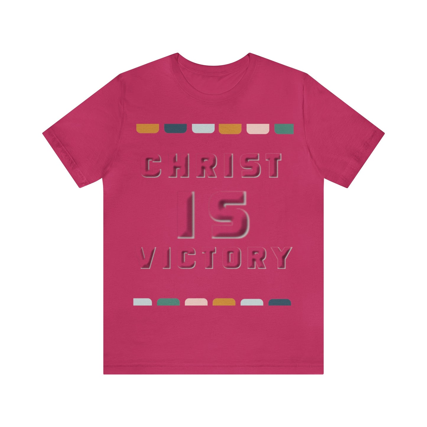 Christ is Victory Unisex Jersey Short Sleeve Tee