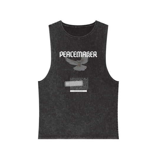 Tank Top Peacemaker Dove Glow Unisex Stonewash