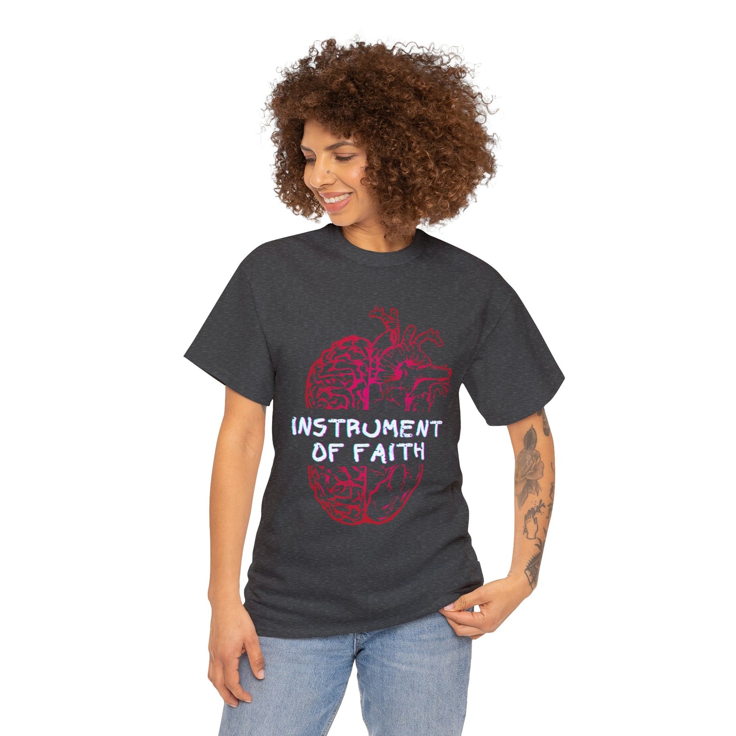 Instrument of Faith Unisex Heavy Cotton Tee