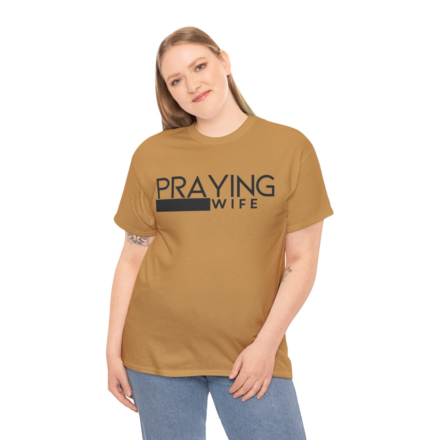 Praying Wife Unisex Heavy Cotton Tee