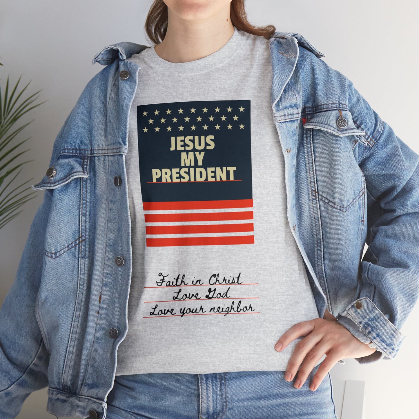 Jesus My President Tee: Affordable Faithwear for All