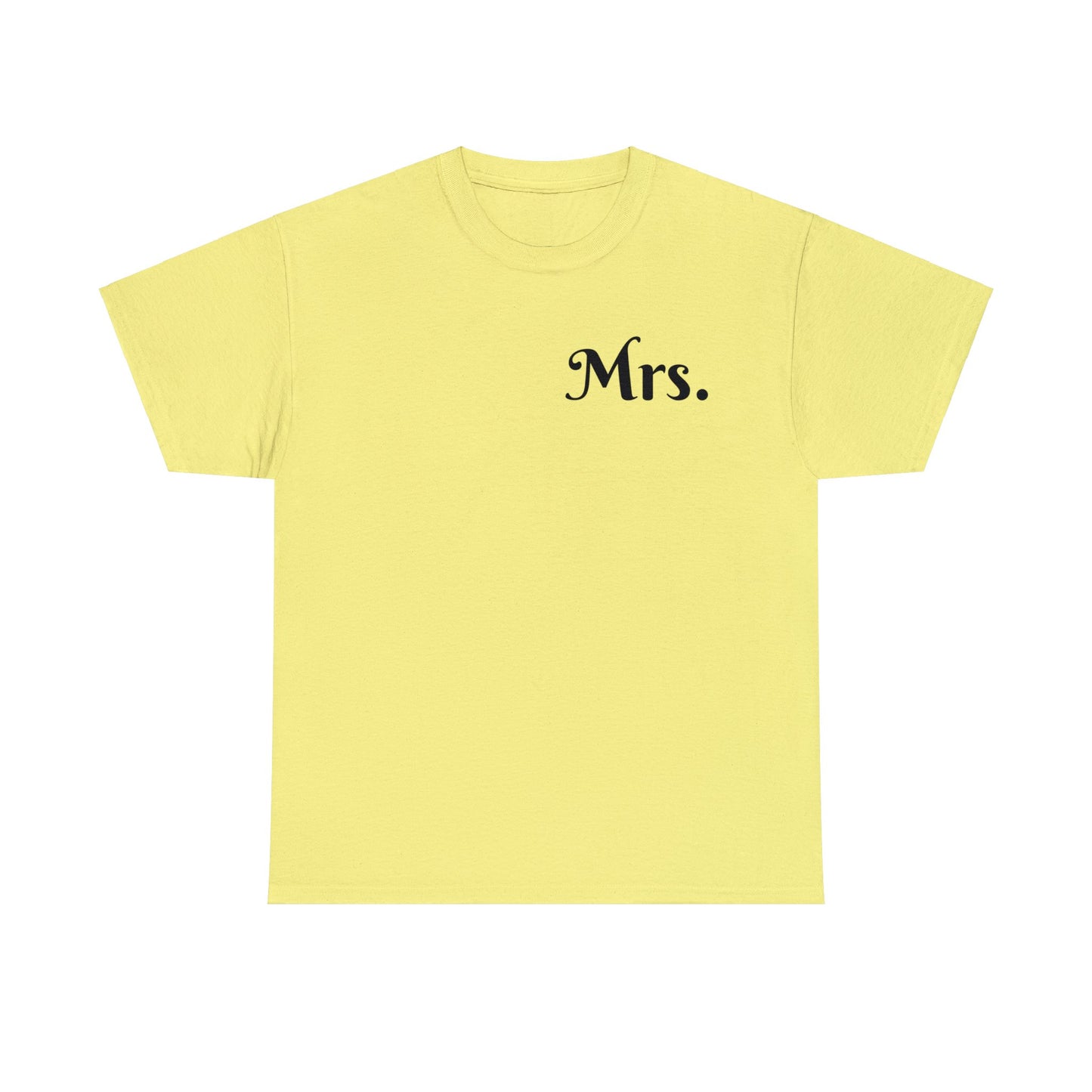 Mrs. Unisex Heavy Cotton Tee