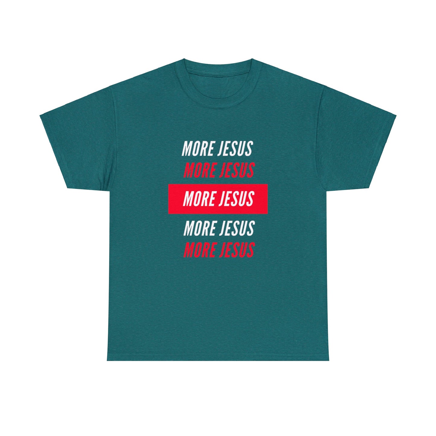 More Jesus Unisex Heavy Cotton Tee