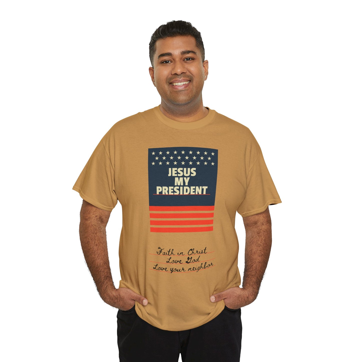 Jesus My President Tee: Affordable Faithwear for All