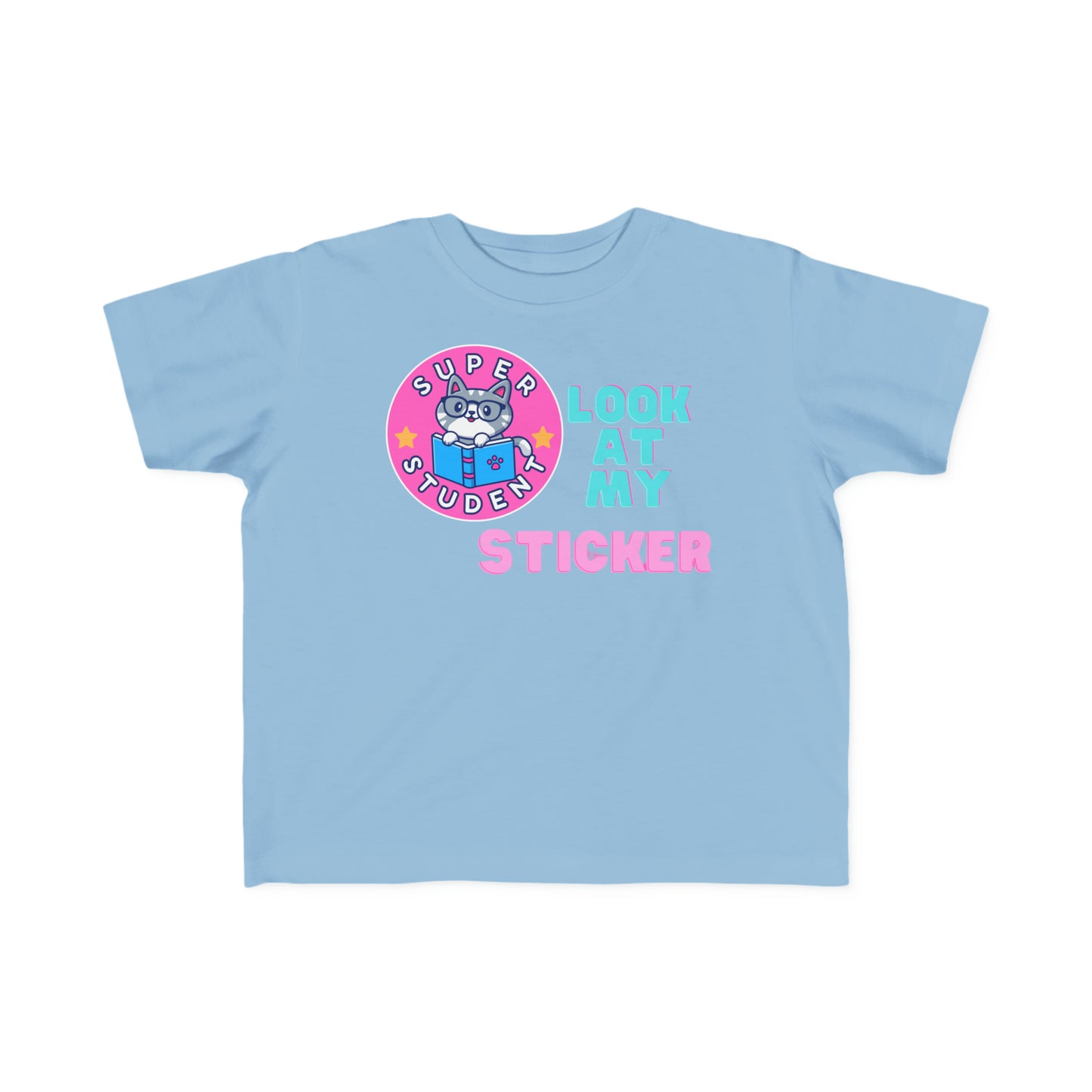 Look at My Sticker Toddler's Fine Jersey Tee