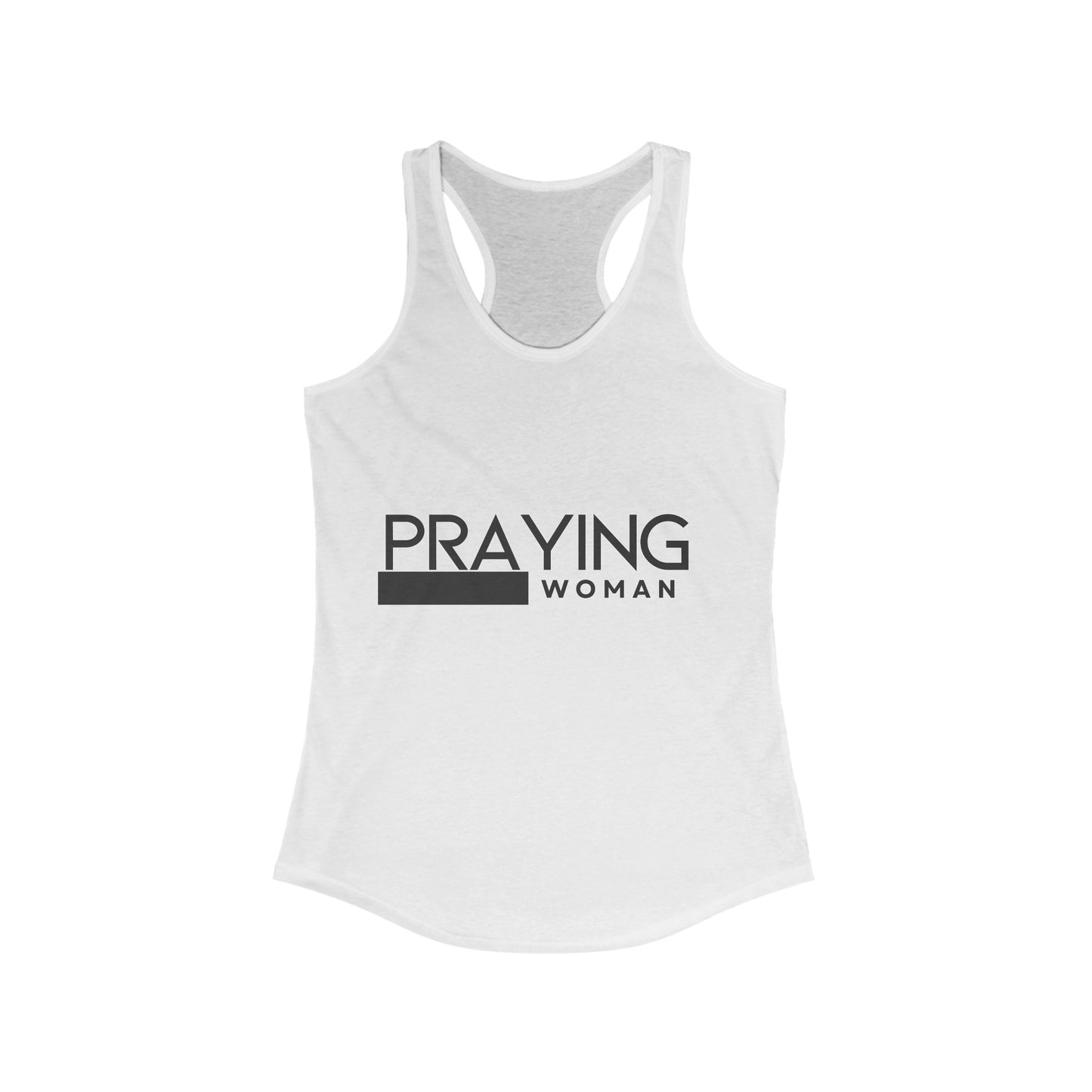 Praying Woman Racerback Tank