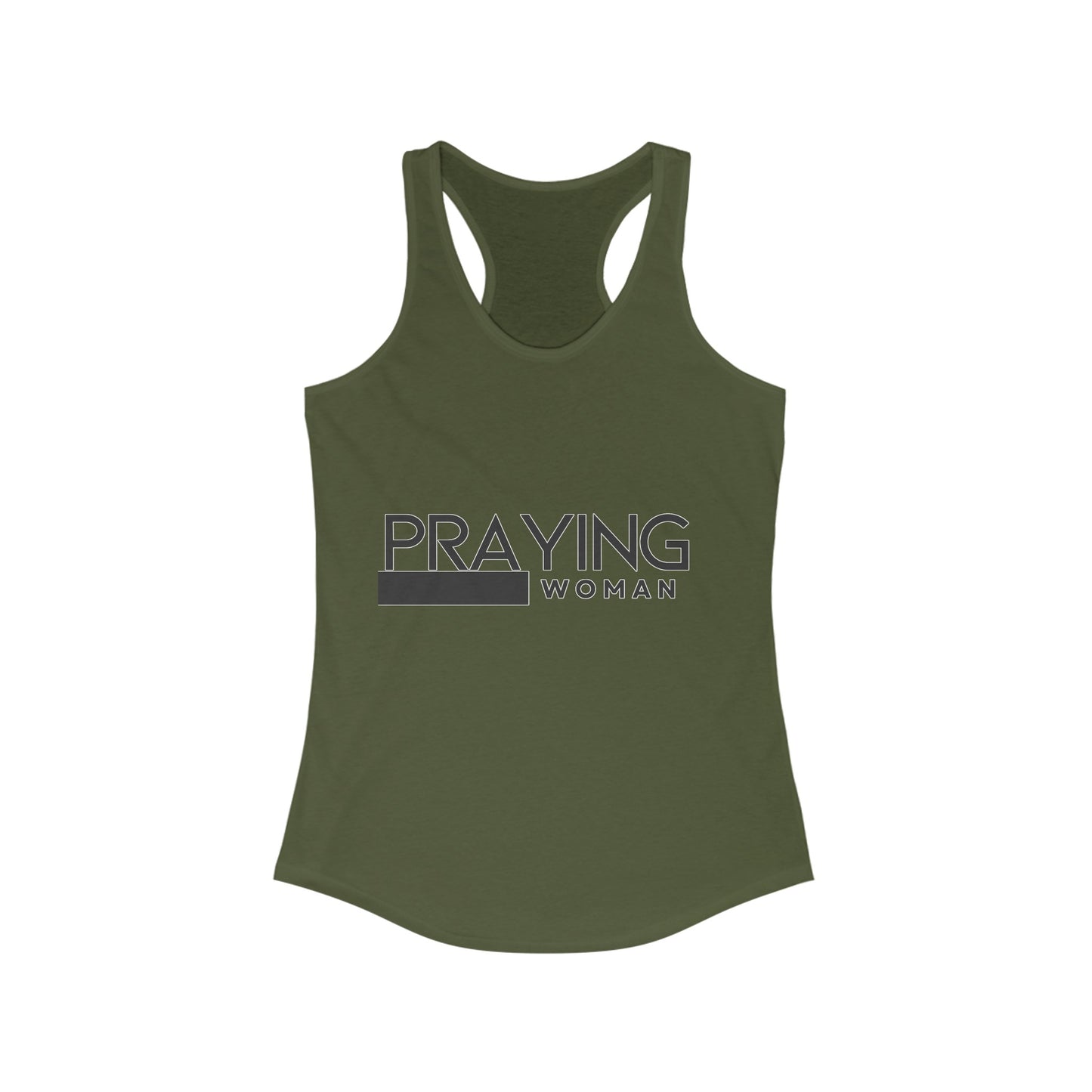 Praying Woman Racerback Tank