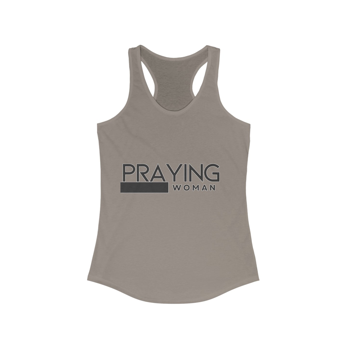 Praying Woman Racerback Tank