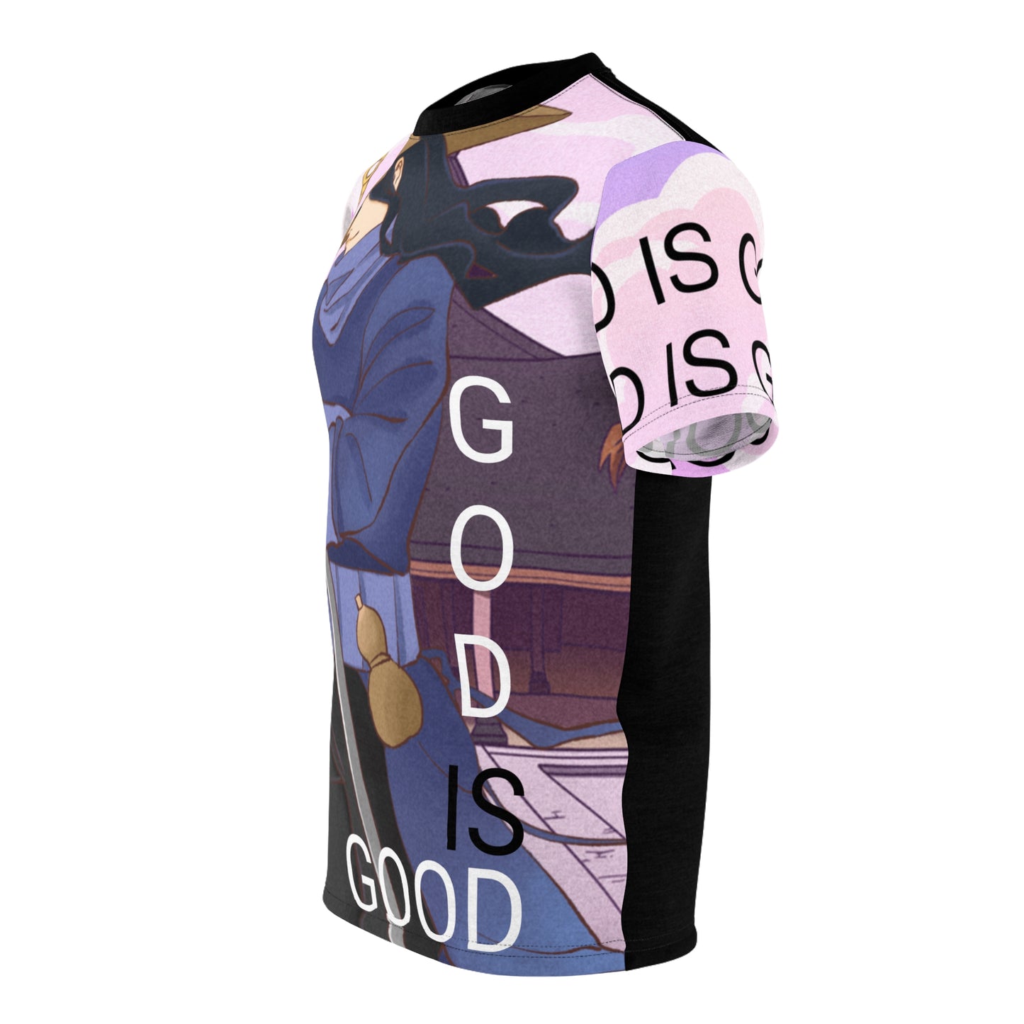 God Is Good Anime Unisex Cut & Sew Tee