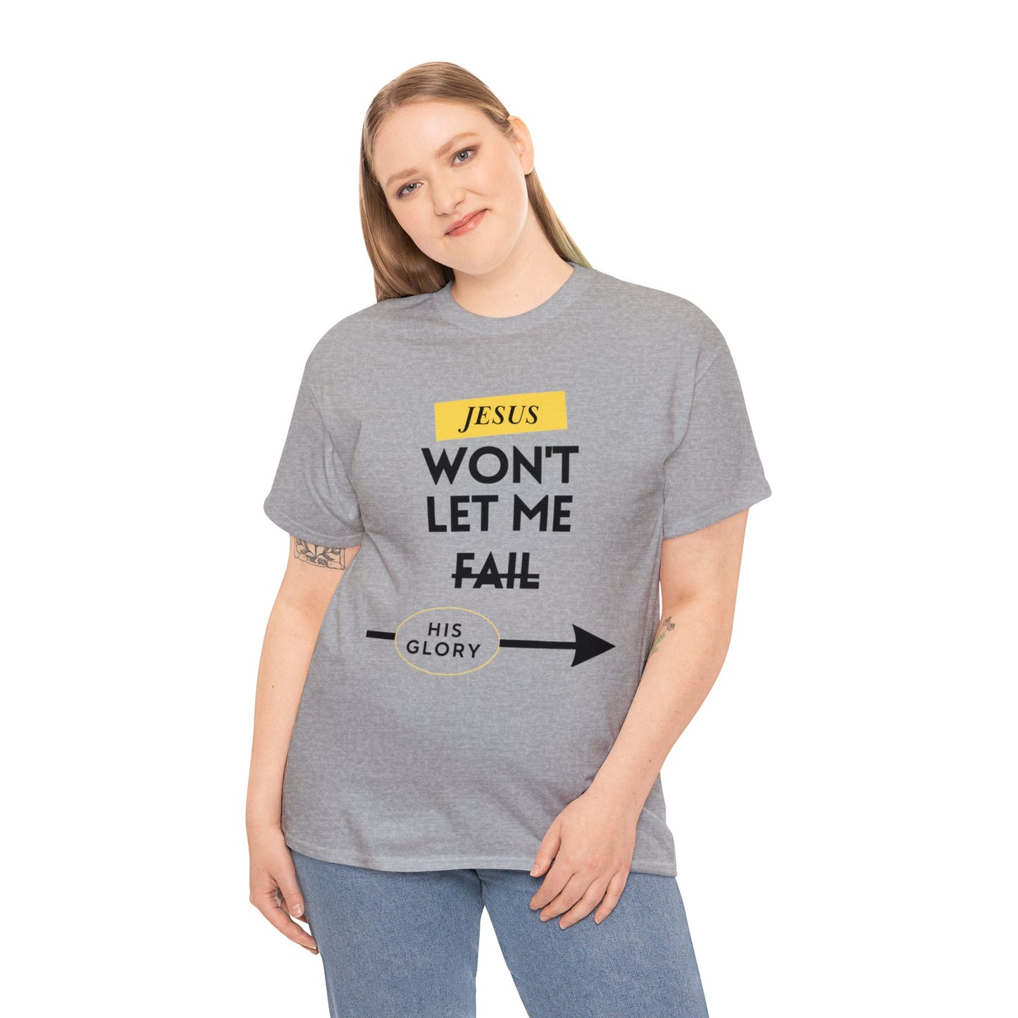 Jesus Won't Let Me Fail  Short-Sleeve T-Shirt