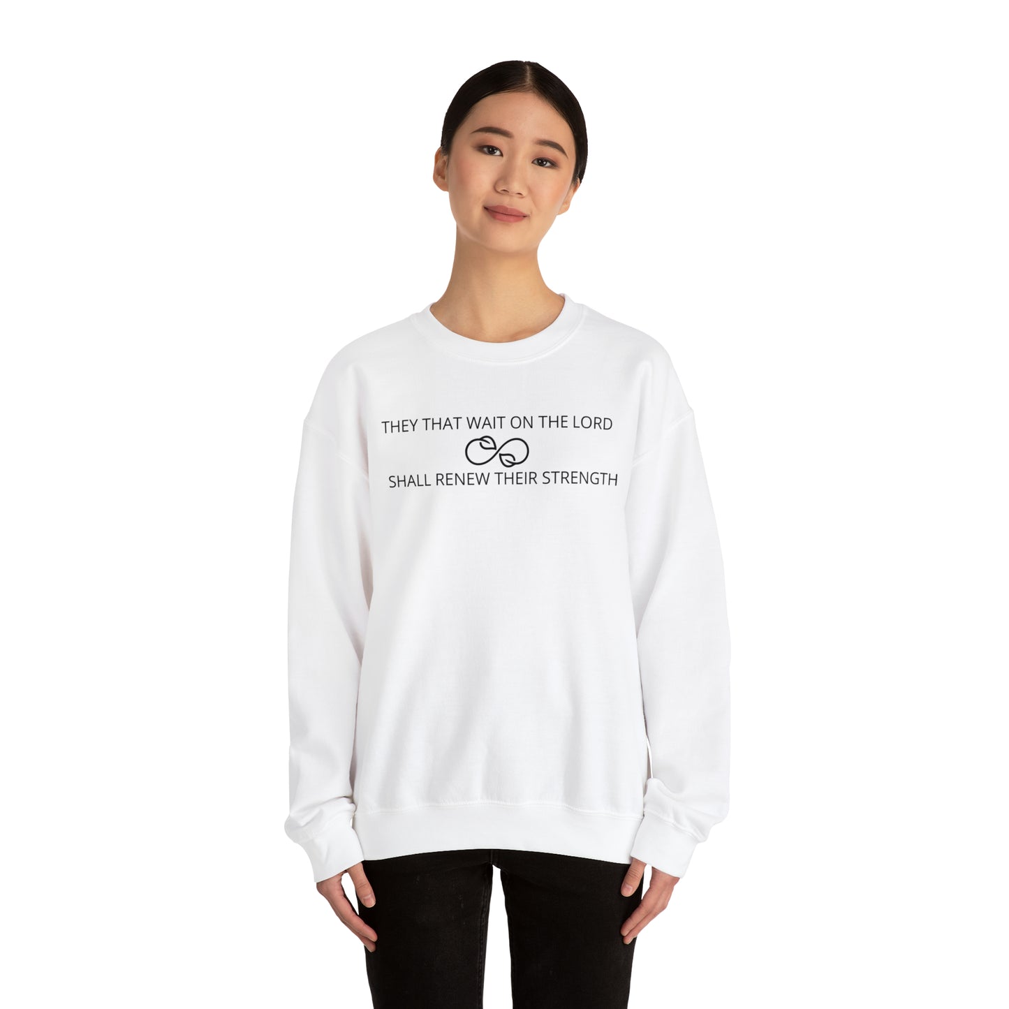 Wait on the Lord Unisex Heavy Blend™ Crewneck Sweatshirt