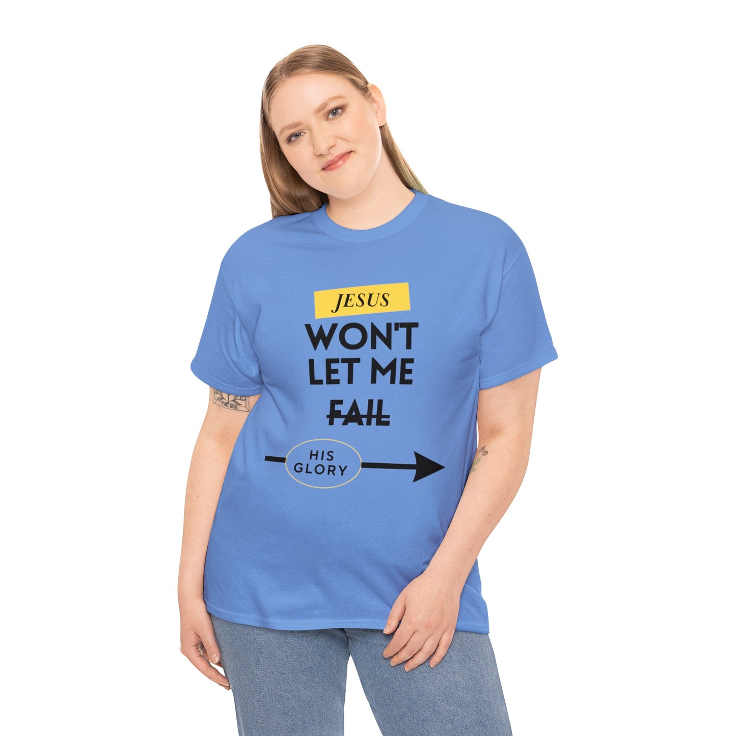 Jesus Won't Let Me Fail  Short-Sleeve T-Shirt