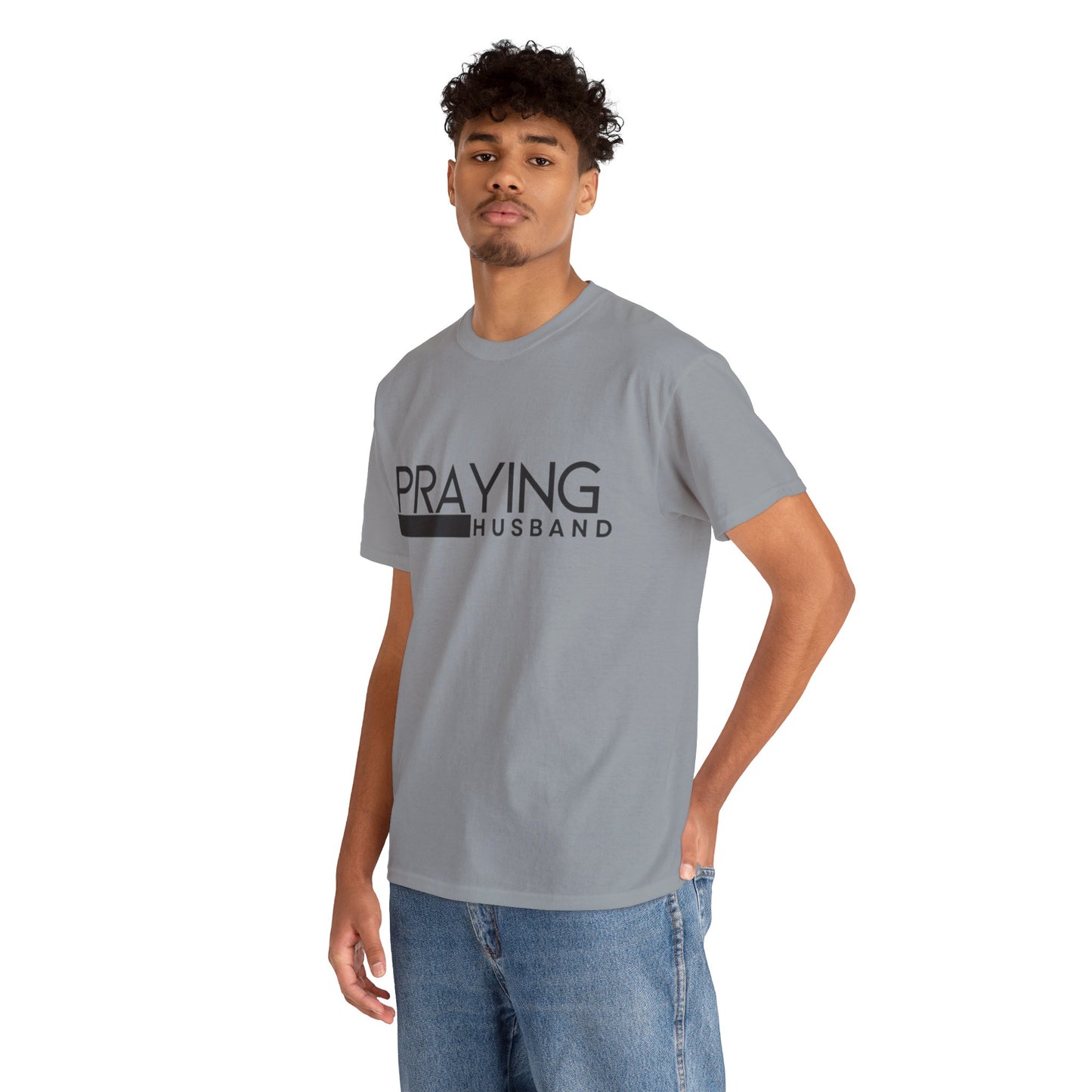 Praying Husband Unisex Heavy Cotton Tee