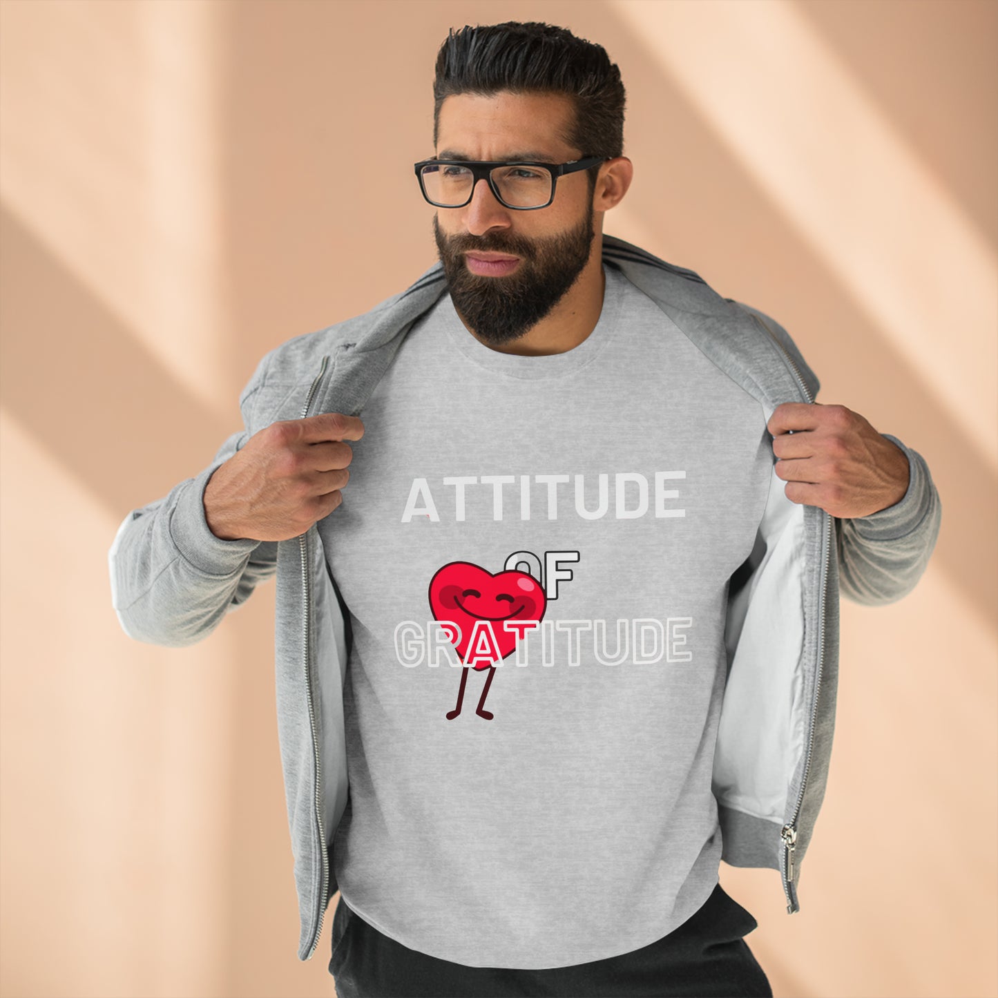 Attitude of Gratitude Unisex Crewneck Sweatshirt